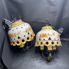 X2 VINTAGE HAND-PAINTED