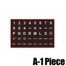 40x Car Interior Decal