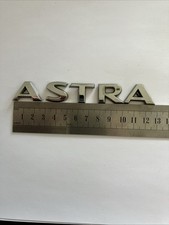 Vauxhall Opel Astra Rear Badge Letters Emblem Nameplate Boot Tailgate Chrome