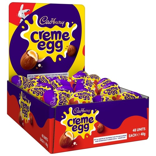 Cadbury creme egg box 48 - creme,