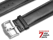 For ROTARY Watch BLACK Leather