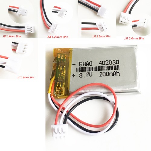 200mah lipo rechargeable - 3.7v,