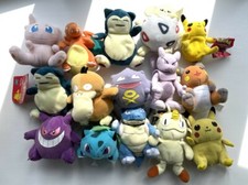Pokemon Plush Teddy Beanie  - Nintendo - 1999 - You Choose - Different sizes