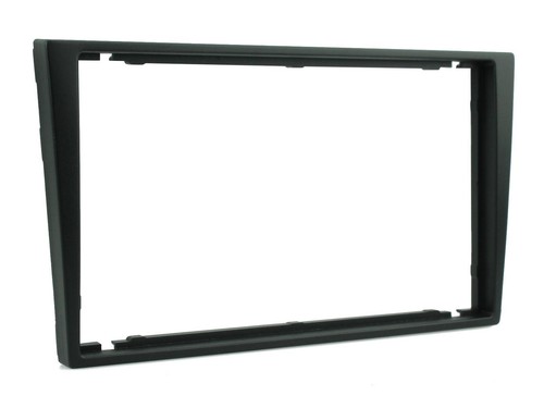 Black double din radio facia - din,
