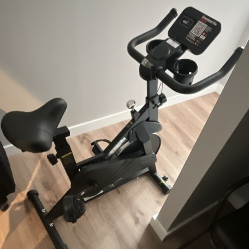 Upright exercise bike black - exercise,