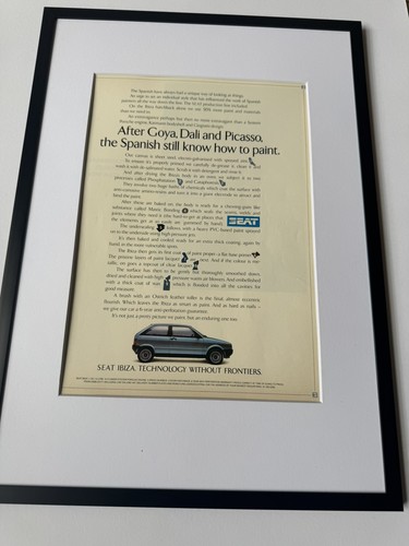 Framed original mk1 seat - framed,