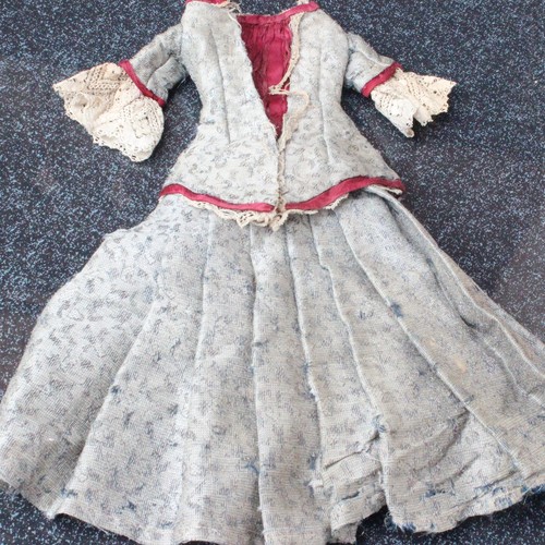 Twin doll dress - with, 50cm