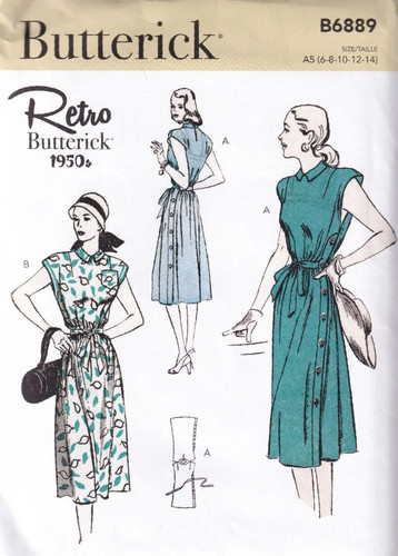 Butterick b6889 retro - butterick,