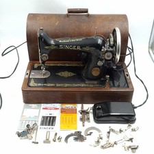 Singer 99k 1930 Electric Seeing Machine With Case & Accessories Vintage