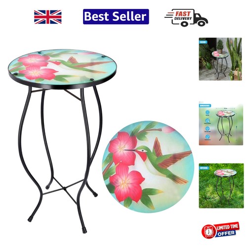 Vibrant colibri mosaic garden - colibri,