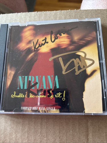 Nirvana autographed smells - autographed,
