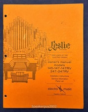 Original Leslie Speaker Model