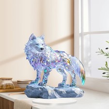 20CM Colorful Wolf Acrylic