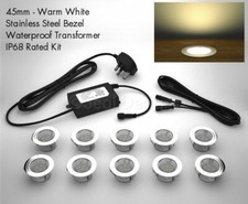 10 x 45mm LED Lights