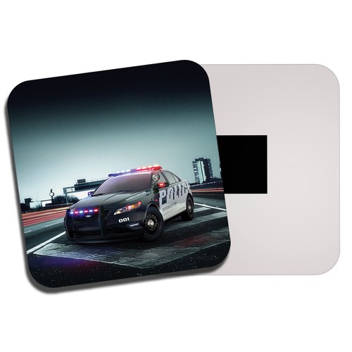City police car fridge magnet - city,