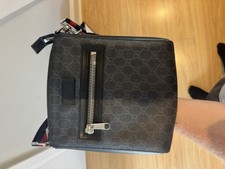 Gucci Men's Crossbody Bag Messenger Man Leather ( Gucci Man Bag )