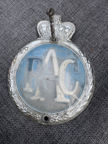 Vintage rac grill badge - vintage,