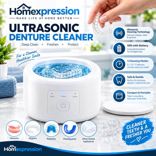 Ultrasonic retainer cleaner - retainer,
