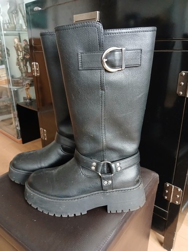 Black biker style - black, ladies