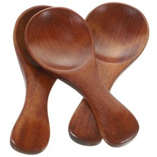 3pcs Food Spoons Wooden