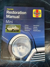 Classic Mini Haynes Restoration Workshop Manual 1959 - 2001 Austin Rover Morris