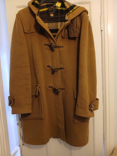 Wool duffle coat gloverall - wool,