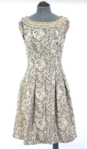Zara 60s style lace dress - style,