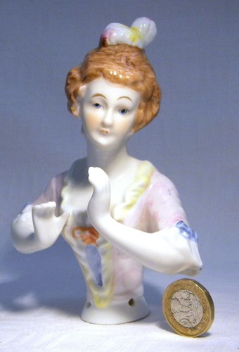 Vintage large half doll - vintage,