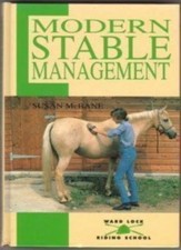 Modern Stable Management (Ward Lock Riding School) By Susan McB .9780706371963