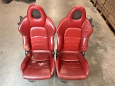 Genuine Honda S2000 Seats and Rails AP1 Red Leather *UC* 602