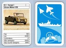 Citroen Mehari 1220 - Cross-Country Vehicle 1970's ACE Trumps Card