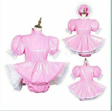 Adult sissy PVC Romper vinyl