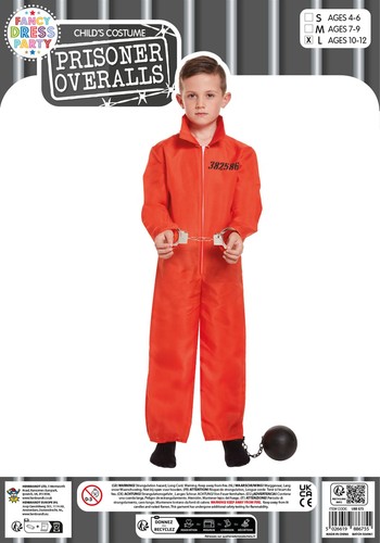 Childrens orange prisoner - childrens,