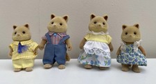 RARE Sylvanian Families Vintage HONEY FOX FAMILY 4 Piece Set VGC ?