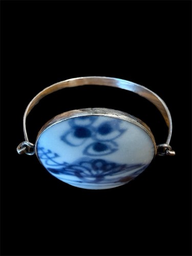 Rare sterling silver porcelain - rare,