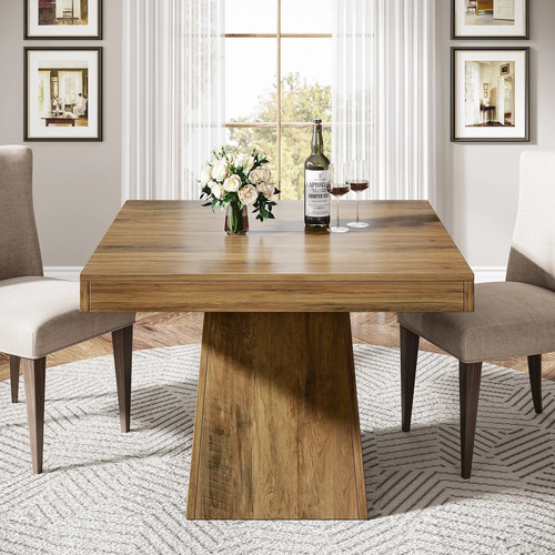 Square dining table - dining, 4