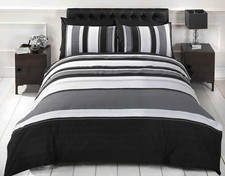 Multi Striped Duvet Cover Set
