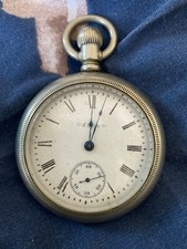 Elgin Natl. Watch Co. Antique Pocket Watch serial # 8896740