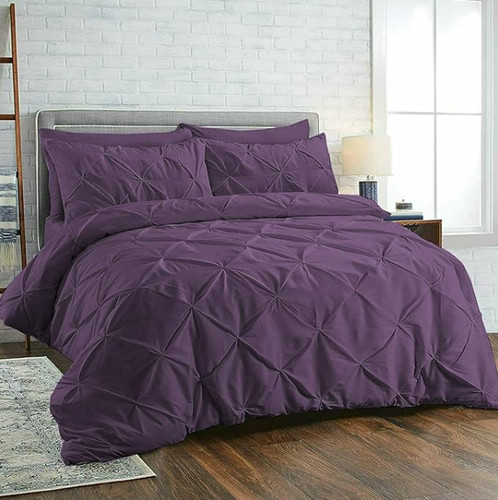100 cotton pintuck duvet - 100%,