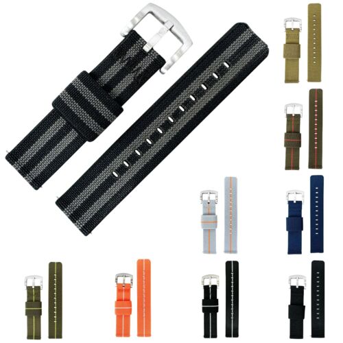 Watch strap elastic nylon band - watch,