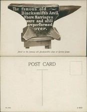 Gretna Green Anvil Old Blacksmiths Shop D 40223 No 8009