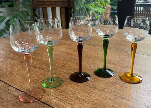 Hock wine glasses deco - wine,