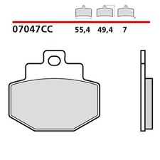 BREMBO BRAKE PAD KIT POST