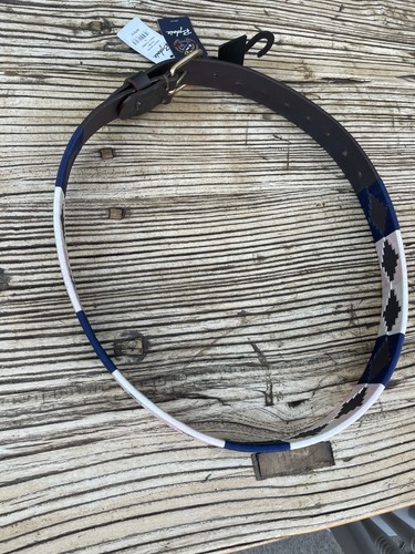 Polo belt navy - navy, cream