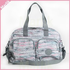 Kipling DEFEA XL Weekender Duffle Bag with Laptop Sleeve, Palm tree Leaves, New