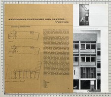 Erno Goldfinger - Hille Furniture Showroom & Offices Watford - 1961 Cutting 552