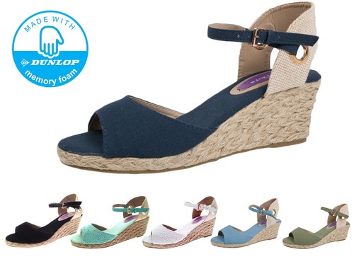 Womens memory foam wedge - womens,