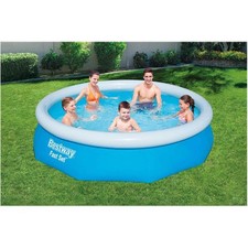 Bestway Swimming Pool Set Inflatable with Pump 3.05m x 0.76m Blue Paddling