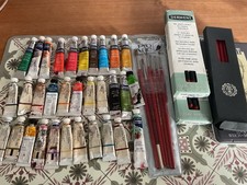 Artist Supplies mixed job lot, Watercolours Paint Charcoal Pencils Graphic