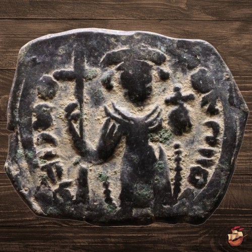 Arab byzantine follis - byzantine,